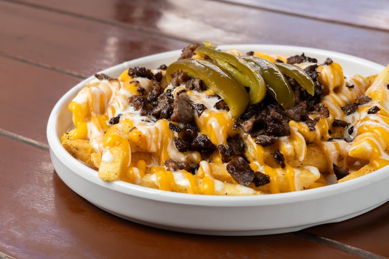 Loaded fries side